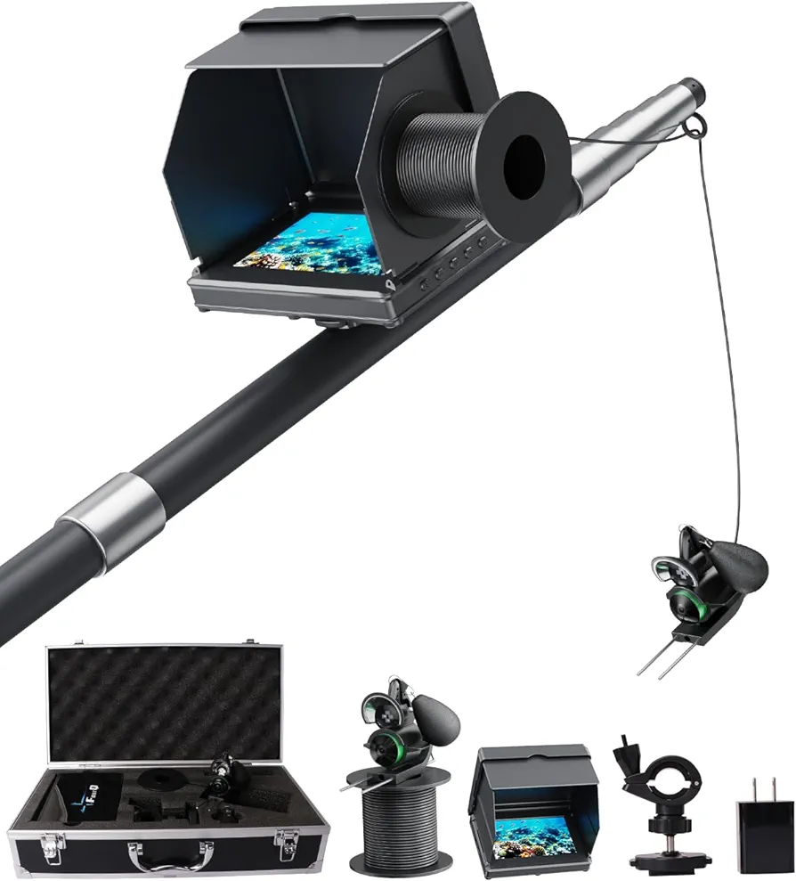 Underwater Fishing Camera,Fishing Camera Ice Fishing Camera 5.0inch Hd 1080p LCD