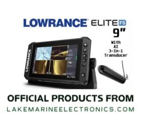 Lowrance Elite FS 9 with Active Imaging 3-in-1 Transducer — Used