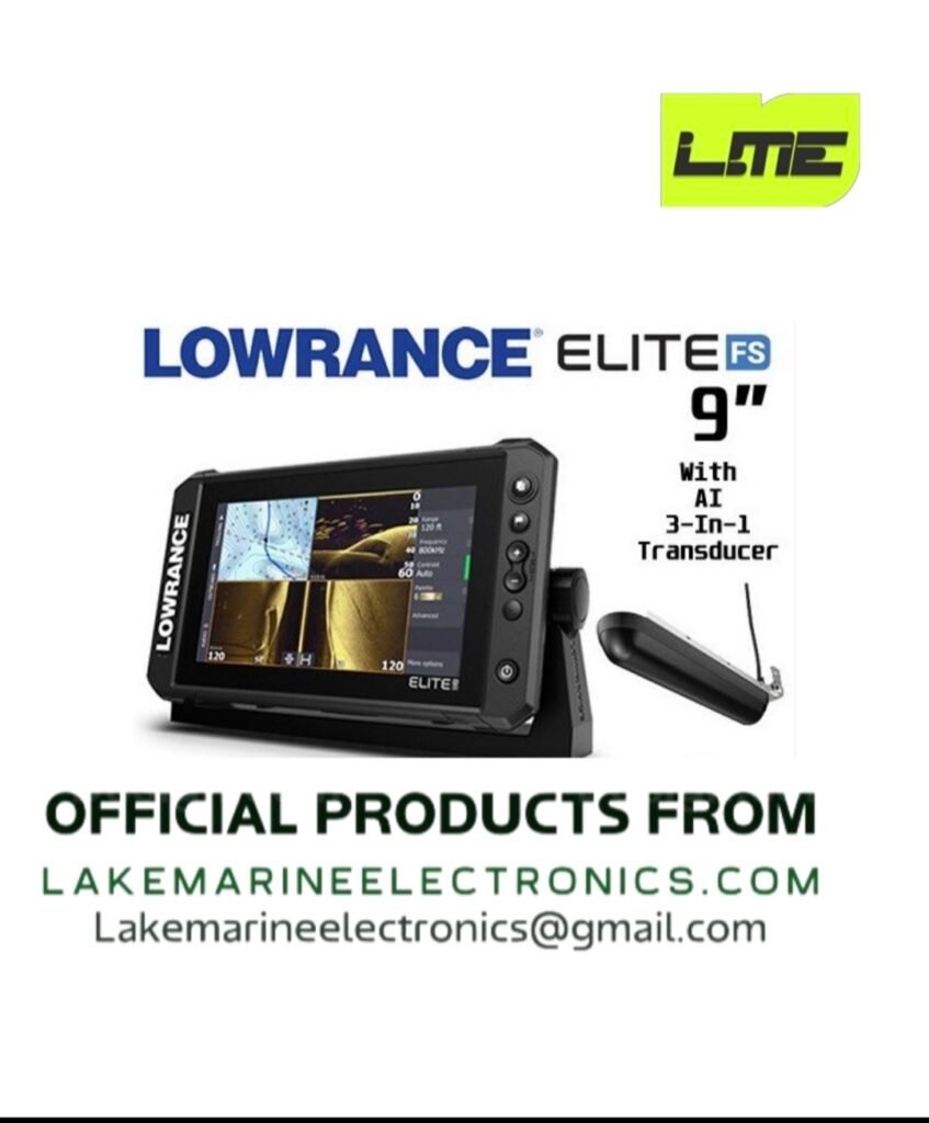 Lowrance Elite FS 9 with Active Imaging 3-in-1 Transducer — Used